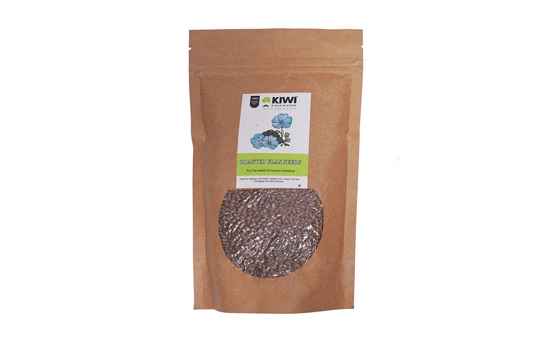 Kiwi Kisan Window Roasted Flax Seeds    Pack  200 grams